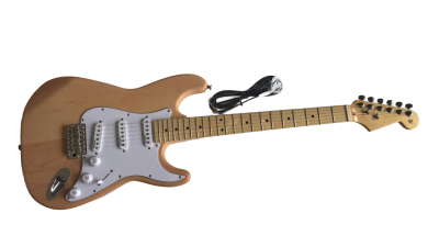 Custom Regent Mahogany Body Wood Finish Electric Guitar - Image 4