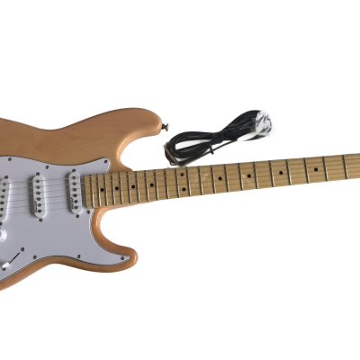 Custom Regent Mahogany Body Wood Finish Electric Guitar - Image 4
