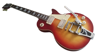 Custom Crown Orville Heritage Cherry Sunburst Bigsby Vibrato Tailpiece Guitar - Image 3