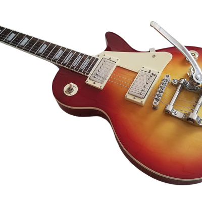 Custom Crown Orville Heritage Cherry Sunburst Bigsby Vibrato Tailpiece Guitar - Image 3