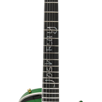 Custom Crown Buzzsaw Bullseye Zakk Wylde Green Black Guitar Personalized Inlays - Image 9