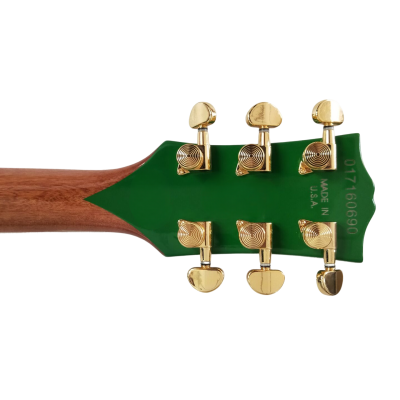 Custom Crown Buzzsaw Bullseye Zakk Wylde Green Black Guitar Personalized Inlays - Image 4