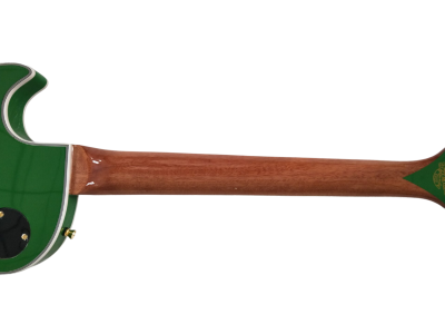 Custom Crown Buzzsaw Bullseye Zakk Wylde Green Black Guitar Personalized Inlays - Image 8