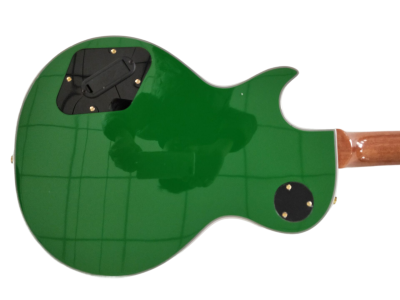 Custom Crown Buzzsaw Bullseye Zakk Wylde Green Black Guitar Personalized Inlays - Image 7
