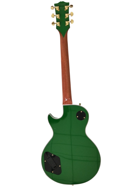 Custom Crown Buzzsaw Bullseye Zakk Wylde Green Black Guitar Personalized Inlays - Image 3