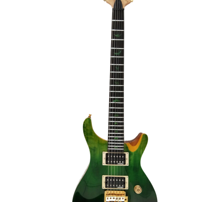 Custom Monarch Trans Green Electric Guitar - Image 9