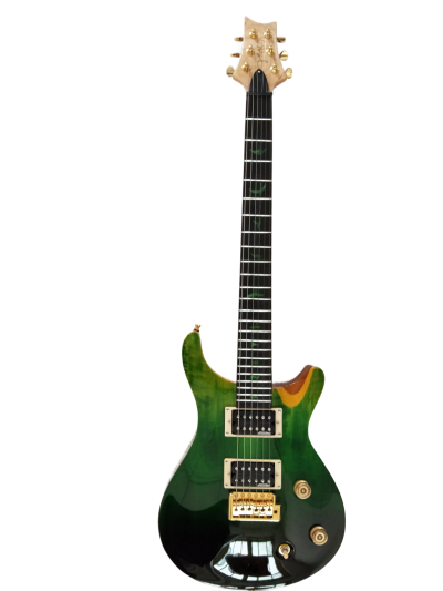 Custom Monarch Trans Green Electric Guitar - Image 9