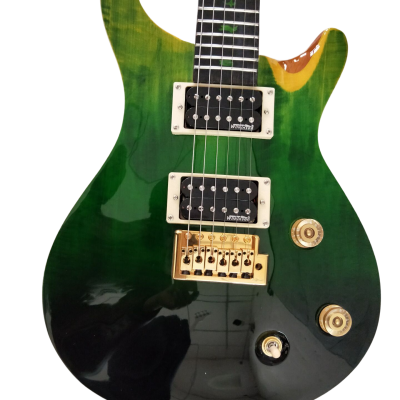 Custom Monarch Trans Green Electric Guitar - Image 4