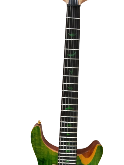 Custom Monarch Trans Green Electric Guitar - Image 8