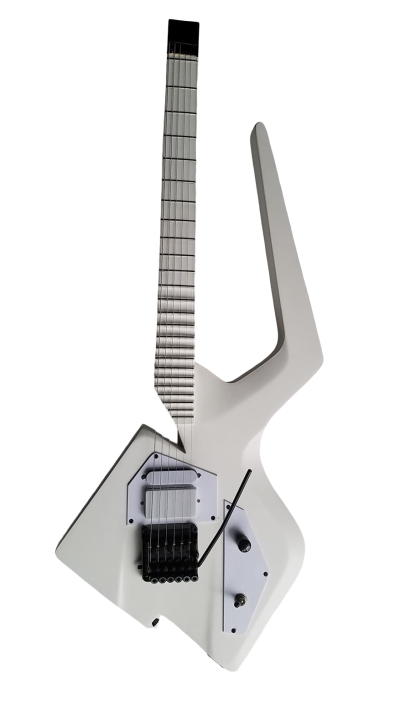 Custom Ember Prince Auerswald Model C White Maple Wood Guitar - Image 7