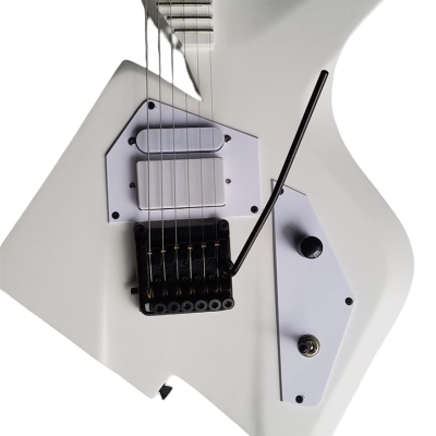 Custom Ember Prince Auerswald Model C White Maple Wood Guitar