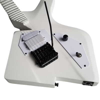 Custom Ember Prince Auerswald Model C White Maple Wood Guitar - Image 9