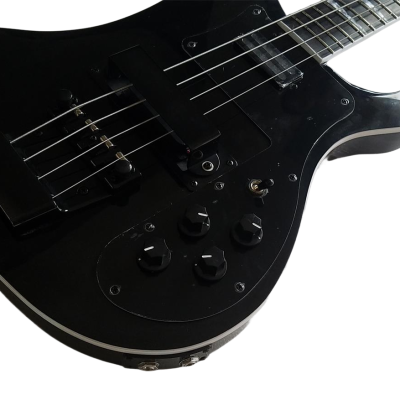 Custom Nova 4003 Gloss Black Jetglo Black Hardware Bass - Image 5