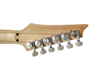 Custom Axis SVAI Engraved Aluminum Pickguard Jem Black Electric Guitar - Image 7