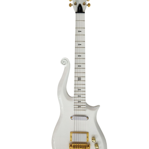 Custom Ember Prince Cloud Pearl White Finish Gold Hardware Guitar