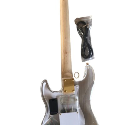 Custom Regent Plexiglass Acrylic Multi Colored LED Tremolo Guitar ST Maple Fretboard - Image 6