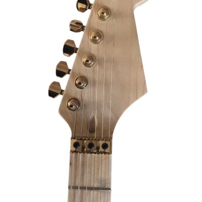 Custom Regent Plexiglass Acrylic Multi Colored LED Tremolo Guitar ST Maple Fretboard - Image 5