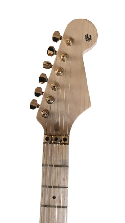 Custom Regent Plexiglass Acrylic Multi Colored LED Tremolo Guitar ST Maple Fretboard Floyd Rose Tremolo - Image 5