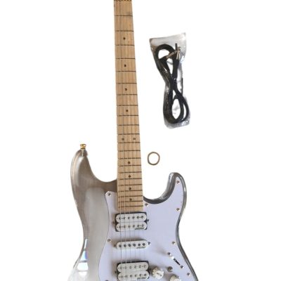 Custom Regent Plexiglass Acrylic Multi Colored LED Tremolo Guitar ST Maple Fretboard - Image 3