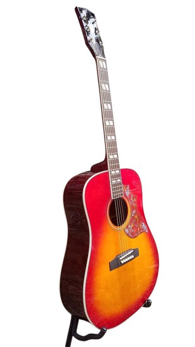 Custom Crown Sunburst Dove Hummingbird Acoustic Electric Guitar Solid Sitka Spruce Top - Image 10