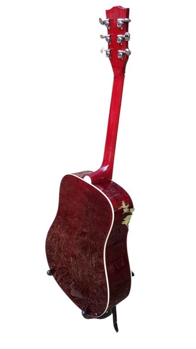 Custom Crown Sunburst Dove Hummingbird Acoustic Electric Guitar Solid Sitka Spruce Top - Image 4