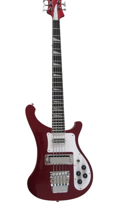 Custom Nova Red Wine 4003 5 String Bass Neck through Body - Image 2