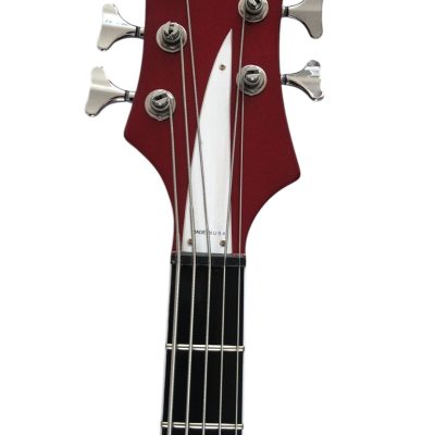 Custom Nova Red Wine 4003 5 String Bass Neck through Body - Image 4