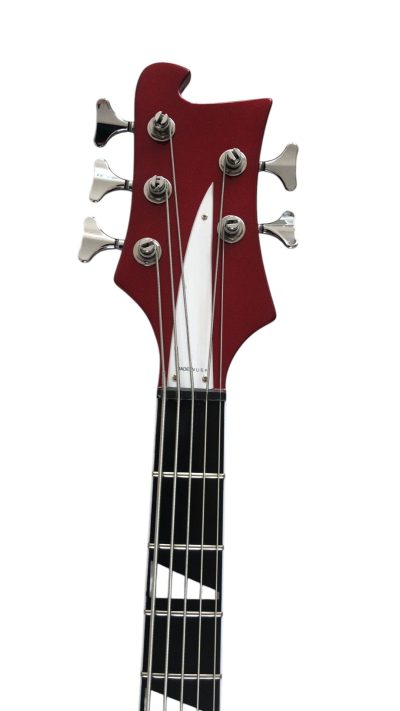 Custom Nova Red Wine 4003 5 String Bass Neck through Body - Image 4