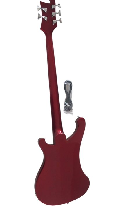 Custom Nova Red Wine 4003 5 String Bass Neck through Body - Image 7