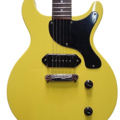 Custom Crown Junior Double Cutaway TV Yellow P90 Pickup Wraparound Tailpiece Electric Guitar