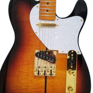 Custom Regent Haggard Merle Tuff Dog Black Burst Sunburst 7.25 Inch Radius Neck Guitar