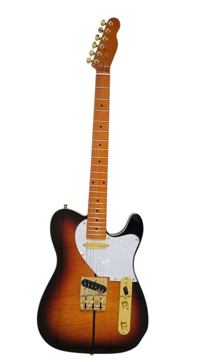 Custom Regent Haggard Merle Tuff Dog Black Burst Sunburst 7.25 Inch Radius Neck Guitar - Image 2