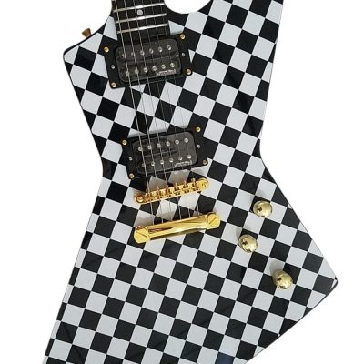 Custom Crown Rick Hamer Checkerboard Electric Guitar