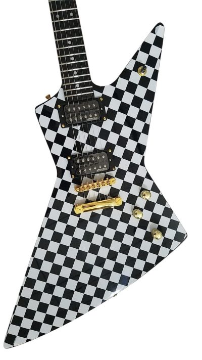 Custom Crown Rick Hamer Checkerboard Electric Guitar