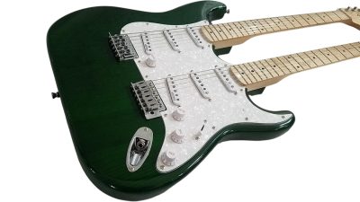 Custom Regent Yngwie Malmsteen Mahogany Wood Body Green Finish Double Neck Guitar 12 String 6 String - Image 13