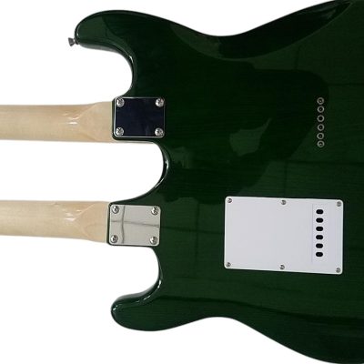 Custom Regent Yngwie Malmsteen Mahogany Wood Body Green Finish Double Neck Guitar - Image 4