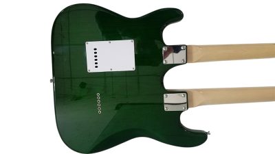 Custom Regent Yngwie Malmsteen Mahogany Wood Body Green Finish Double Neck Guitar 12 String 6 String - Image 3