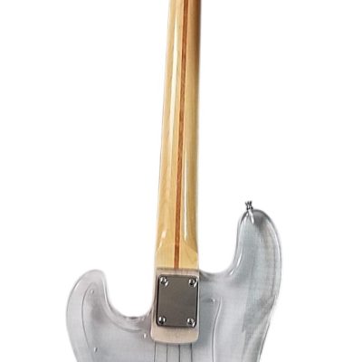 Custom Regent Plexiglass Acrylic Lucite Rosewood Fretboard Precision Bass - Image 7