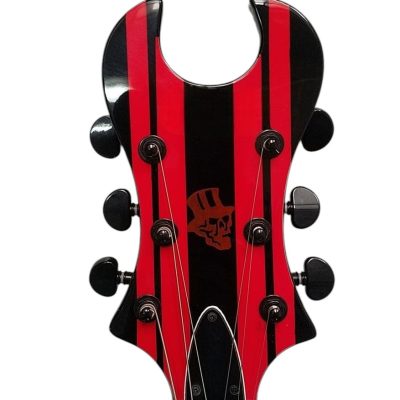 Custom Titan Synyster Gates Black And Red Pinstripe Floyd Rose Tremolo Guitar - Image 7