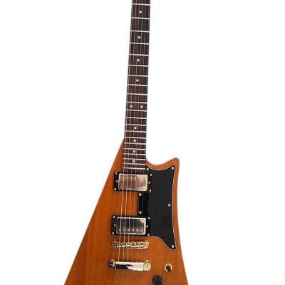Custom Crown Korina Moderne Antique Natural 6 String Guitar - Image 8