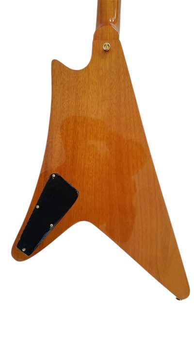 Custom Crown Korina Moderne Antique Natural 6 String Guitar - Image 3