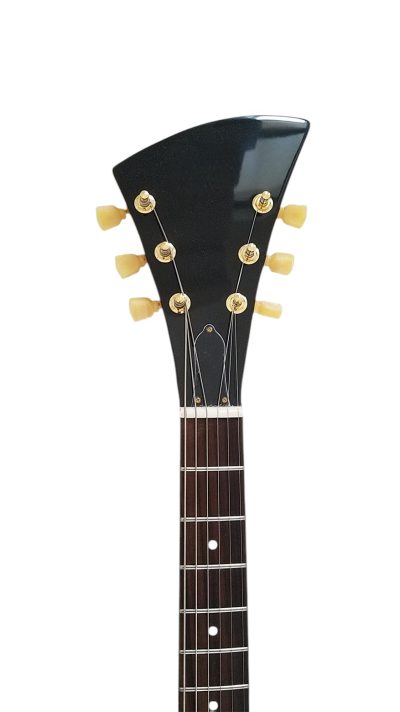 Custom Crown Korina Moderne Antique Natural 6 String Guitar - Image 4
