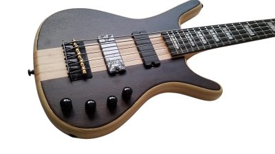 Custom Pulse Corvette Swamp Ash 5 String Bass