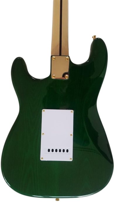 Custom Regent Trans Green ST 6 String Electric Guitar - Image 12