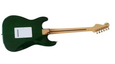 Custom Regent Trans Green ST 6 String Electric Guitar - Image 10