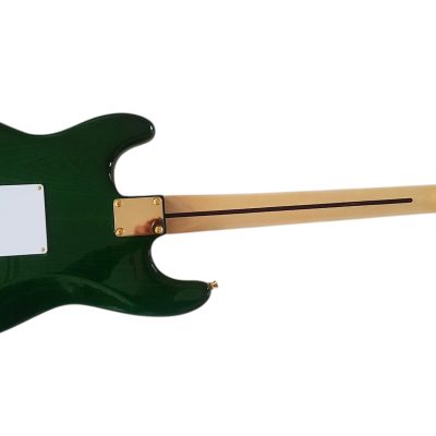 Custom Regent Trans Green ST 6 String Electric Guitar - Image 10