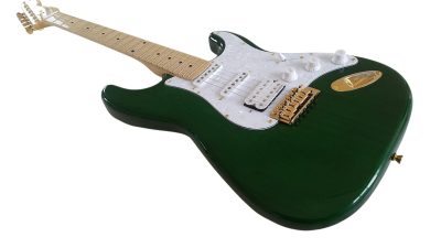 Custom Regent Trans Green ST 6 String Electric Guitar - Image 8
