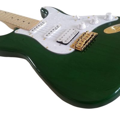 Custom Regent Trans Green ST 6 String Electric Guitar - Image 7