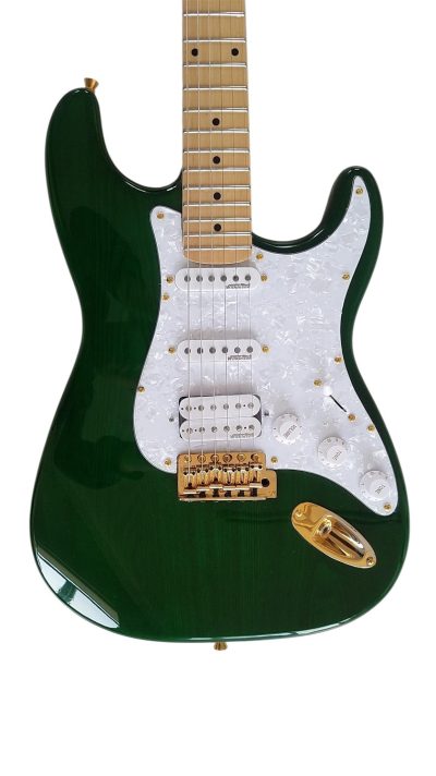 Custom Regent Trans Green ST 6 String Electric Guitar