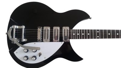 Custom Nova 325C64 Lenon Jetglo Black Guitar - Image 8